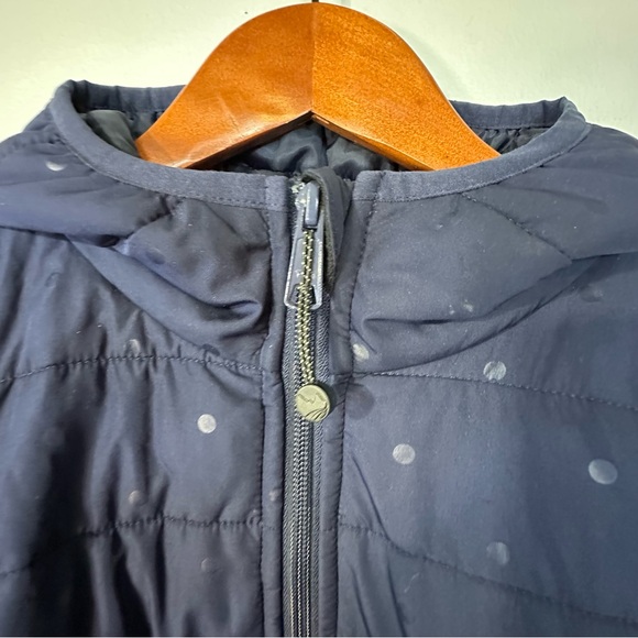 WINDRIVER Hyper-Dri Water Repellent Breathable Long Puffer Navy Blue Jacket - Picture 4 of 10